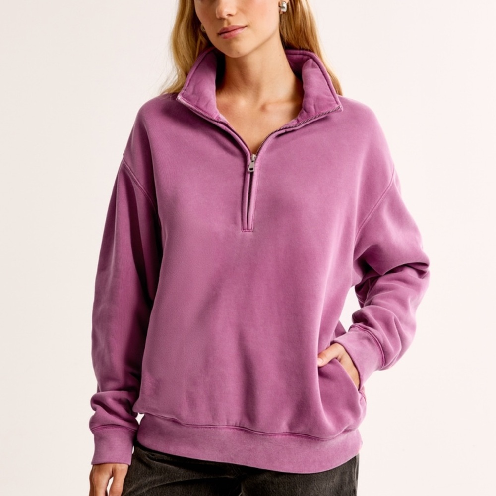 Women's Abercrombie & Fitch Quarter-Zip Sweatshirt